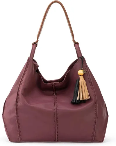 Vista 5 de The Sak Los Feliz Large Tote Bag in Leather Roomy Unlined Purse with Single Shoulder Strap