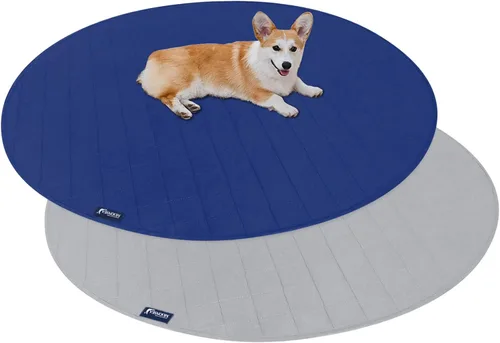 Vista 10 de Almohadillas lavables y reutilizables para orina para perros, paquete de 2 Gris