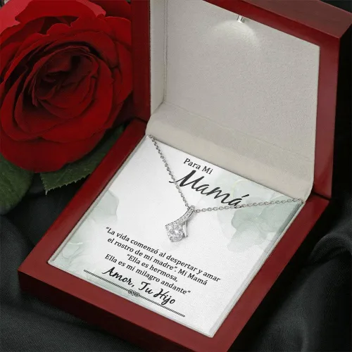 Vista 3 de Regalo Del Dia De Las Madres - Caja Grande Para Regalo Sorpresa, Regalos De Navidad, Un Regalo Unico Para El Amor De Mi VidaCollar Y Mensaje, Regalo