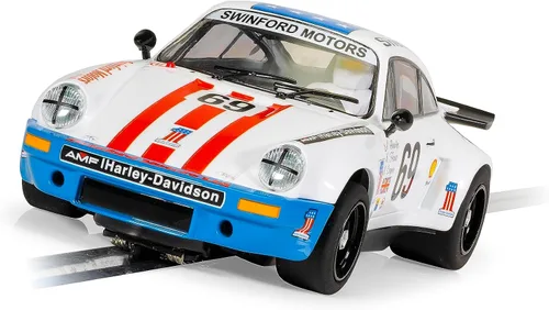Vista 5 de Scalextric Porsche 911 Carrera RSR 3.0#69Le Mans 1975 1:32 Ranura Coche de carreras C4351