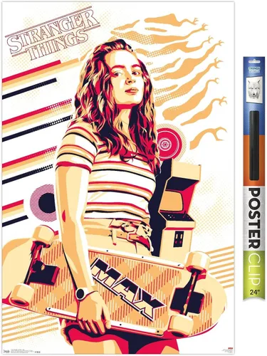 Vista 20 de Trends International Netflix Stranger Things: Season 3 - Póster de pared máximo, 14.725 x 22.375 pulgadas, versión enmarcada de madera de granero