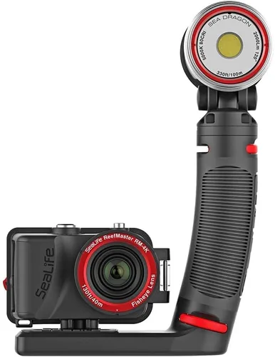 Vista 8 de SeaLife ReefMaster RM-4K Cámara de acción subacuática con video 4K e imágenes fijas de 14 mp, modos de escena subacuática, lente gran angular