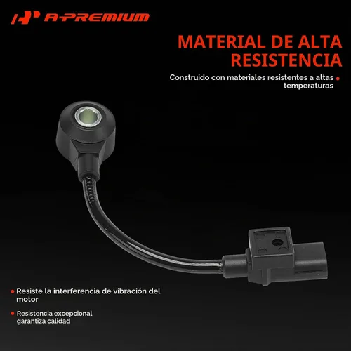 Vista 4 de Sensor de detonación de golpe de encendido A-Premium compatible con Honda, Acura