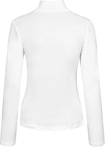 Vista 2 de Kindcall Womens Slim Fitted Mock Turtleneck Tops Long Sleeve Lightweight Base Layer Shirts