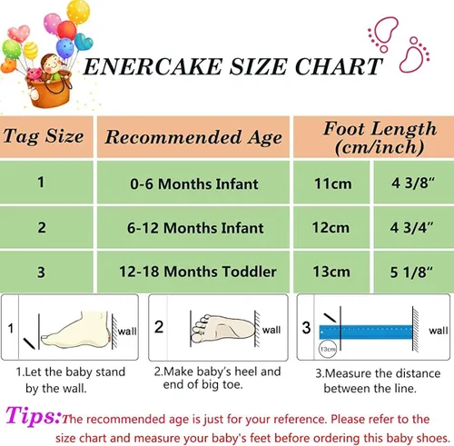Vista 6 de ENERCAKE Zapatos de bebé para niña suela suave floral recién nacido Mary Jane zapatos planos para bautizo zapatos
