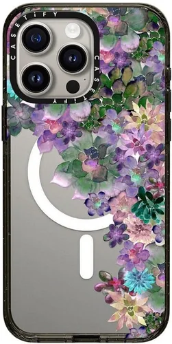 Vista 91 de CASETiFY Impact Funda para iPhone 15 [Probada contra Caídas de Grado Militar 4X / Protección contra Caídas de 8.2 pies / Compatible con Magsafe]