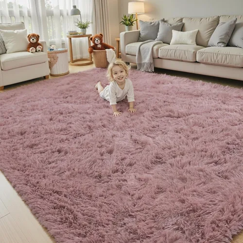 Vista 16 de Alfombras pequeñas de 2 x 3 pies, alfombra negra para dormitorio, alfombra moderna de pelo largo, alfombra pequeña, alfombra de noche esponjosa