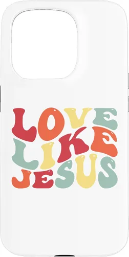 Vista 14 de Funda bíblica cristiana para iPhone 12 Pro Max Love Like Jesus