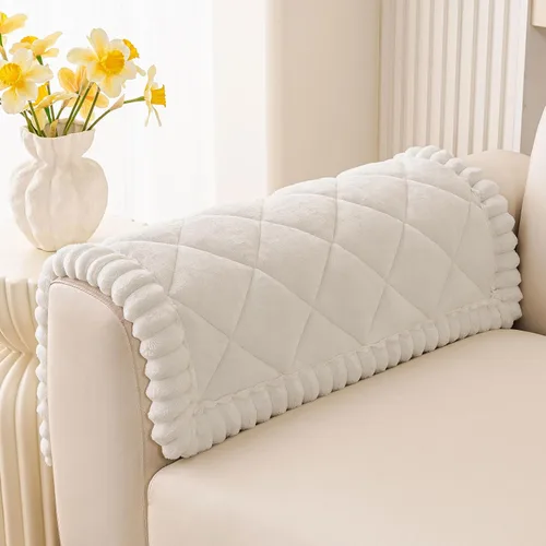 Vista 26 de Smiry Couch Cover for Dogs, Non Slip Washable Pet Sofa Protector for Large Dogs, Cats, Fuzzy Plush Sofa Covers Backrest & Armrest, Against Fur, Dirt