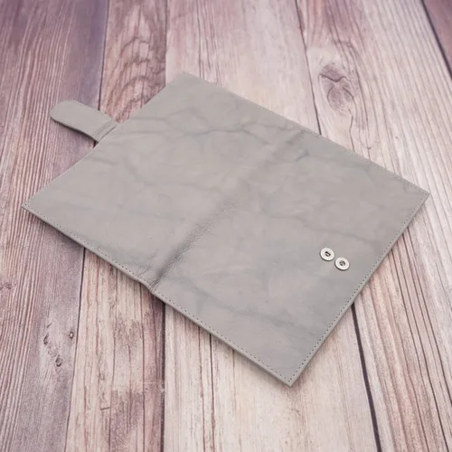 Vista 7 de Billetera larga plegable para hombre, talla única, RFID_GreySnapClose_Butter Touch, Cartera larga plegable
