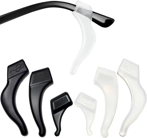 Vista 9 de 3 Sizes Silicone Eyeglass Ear Grips – Anti-Slip Hooks for Sports & Reading Glasses
