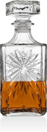 Vista 6 de Decantador de Whisky para Licor Escocés Bourbon o Vino - 25.4 fl oz