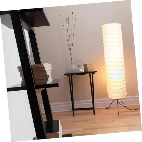 Vista 5 de Lámpara de mesa, pantalla de papel, accesorios de luz, pantalla de pie de papel de arroz, pantalla clásica moderna de papel, bombilla de piso