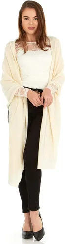 Vista 3 de 100% cachemira tejido pashmina chal bufanda extra grande estola para mujeres viajes