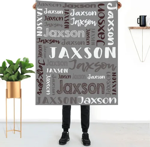 Vista 32 de Mantas de bebé personalizadas para niñas y niños con nombre, mantas de bebé personalizadas con nombre, mantas personalizadas para niños, artículos