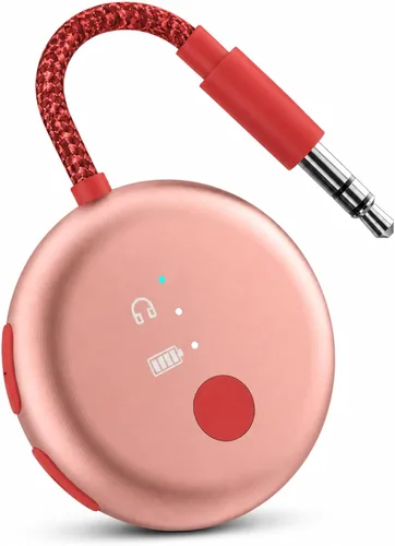 Vista 14 de Avantree SoundJet R1 - Adaptador Bluetooth de avión de 25 horas para todos los AirPods (Pro/Max) con chipset Qualcomm y aptX Adaptive, transmisor