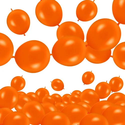 Vista 13 de 100 globos de látex, 10 pulgadas, color negro Enlazable para guirnaldas de arcos rápidos, decoración de boda, cumpleaños, Pascua, no necesita