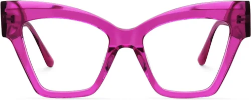 Vista 2 de VOOGLAM Gafas de bloqueo de luz azul de ojo de gato para mujer, anti fatiga ocular UV Reginald