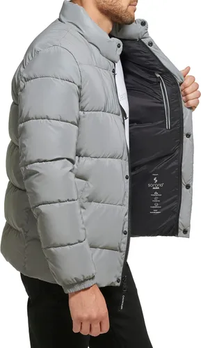 Vista 5 de Calvin Klein Chaqueta acolchada, para hombre, abrigo de invierno, resistente al agua