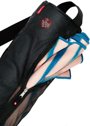 Vista 2 de Manduka Breathe Easy - Bolsa de transporte para esterilla de yoga con cremallera completa, con bolsillo, correa ajustable, adecuada para la mayoría