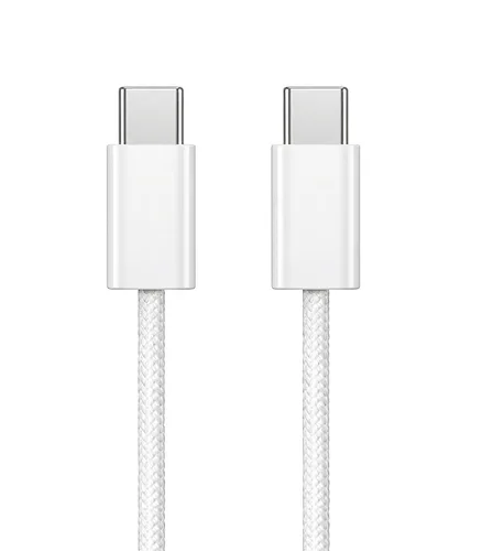 Vista 7 de Smays Cable corto USBC a USB C de 1 pie, paquete de 3, cable trenzado
