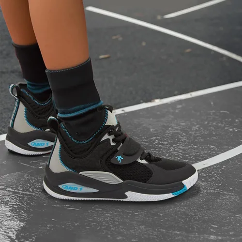 Vista 2 de AND1 Gamma 4.0 SS - Tenis de baloncesto para niños, tenis de caña baja para niños, niños pequeños de 11 a 7 años