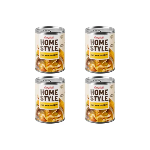 Vista 10 de Campbell's Homestyle Sopa de fideos con pollo, lata de 16.1 onzas