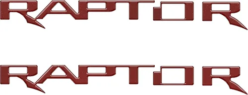 Vista 4 de Insertos de emblema para capó - Compatible con Ford F-150/Bronco Raptor 2021-2026