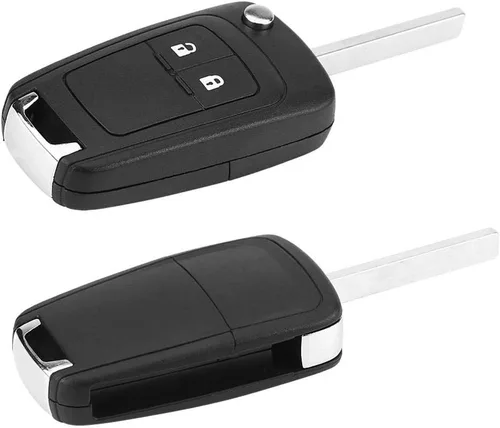 Vista 7 de Carcasa para llaves, mando a distancia plegable con 2 botones para llave de coche para insignia