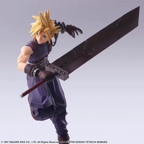 Vista 4 de SQUARE ENIX INC Final Fantasy VII: Cloud Strife Bring Arts Figura de acción