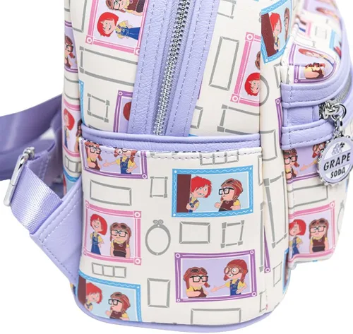 Vista 4 de Loungefly Disney Pixar Up Young Carl and Ellie Mochila, Varios