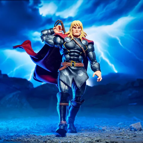 Vista 9 de Marvel Legends Maximum Series Thor, Figura de acción coleccionable de Thor