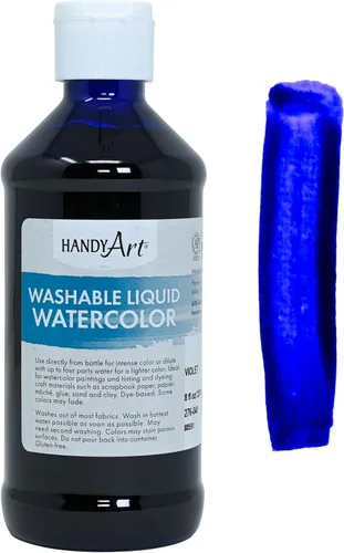 Vista 8 de Handy Art Acuarela líquida lavable de 8 onzas, azul