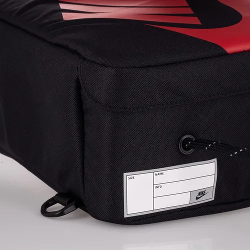 Vista 4 de Nike Logo Shoe-Box Bolsos unisex, Negro, rojo (black blackUniversity Red), Bolsa de zapatos