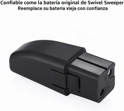Vista 2 de Batería de repuesto Powerextra 7.2V 2000 mAh Ni-MH para Ontel Swivel Sweeper G1 y G2 Negro
