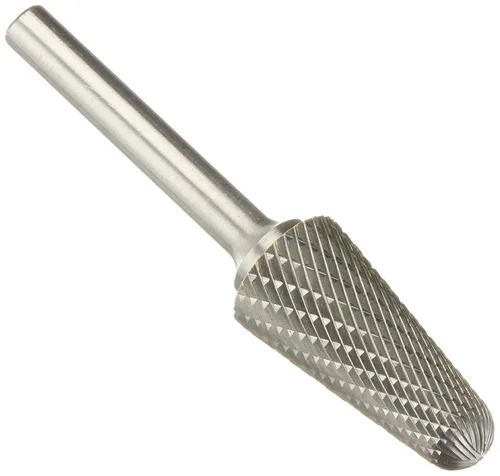 Vista 29 de Drill America SA-1 Rebaba de carburo/lima giratoria cilíndrica de doble corte para amoladora de troquel de 1/4" de diámetro x 5/8" de longitud