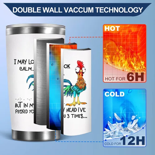 Vista 6 de Petitian Elección de pollo para amantes del pollo, mujeres y hombres, divertidas ideas temáticas de pollo asador, niñas para amigos, vaso de café