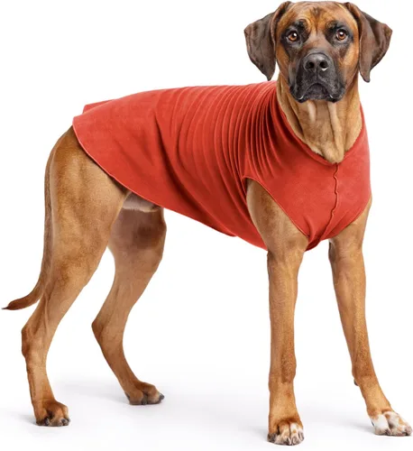 Vista 88 de Abrigo elástico de lana para perro, ropa suave y cálida para perro, suéter elástico para mascotas, lavable en lavadora, ecológico, para todo el año