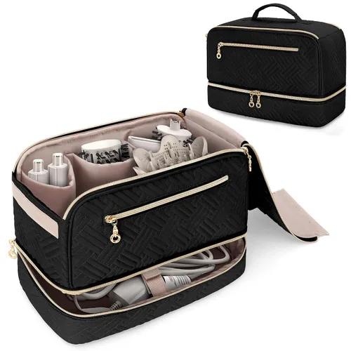 Vista 8 de Teamoy Hair Tools - Bolsa de viaje compatible con Shark Flexstyle, color Rosa