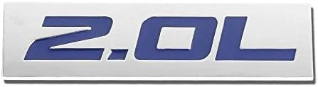 Vista 9 de 1.5L Negro/Cromo Aleación de Aluminio Auto Maletero Puerta Guardabarros Parachoques Insignia Calcomanía Emblema Cinta Adhesiva Pegatina