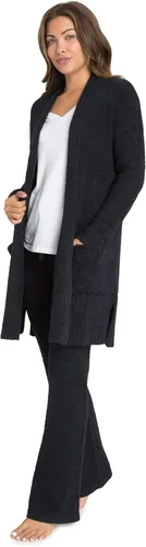 Vista 2 de Barefoot Dreams CozyChic Lite - Suéter largo de fin de semana Cardi, manga larga