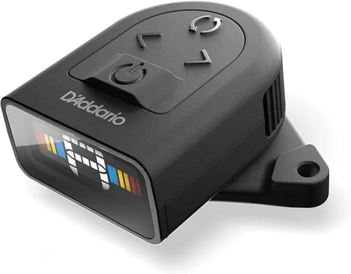 Vista 3 de D'Addario Accesorios Afinador de Guitarra – Afinador de Micro Clavijero – Afinador para Guitarra Acústica, Guitarra Eléctrica, Bajo, Mandolina