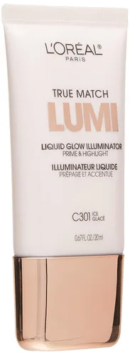 Vista 3 de Brillo líquido iluminador L'Oreal Paris cosméticos True Match Lumi, paquete de de 1, Ice