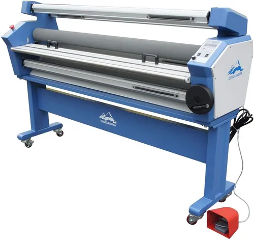 Vista 2 de US Stock 63in 62.992 in Full-Auto Laminador de formato ancho asistido por calor Máquina de laminación en frío de gran formato con soporte