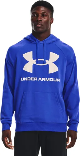 Vista 8 de Under Armour mens Rival Fleece Big Logo Hoodie (176) Fresh Clay/ Onyx White