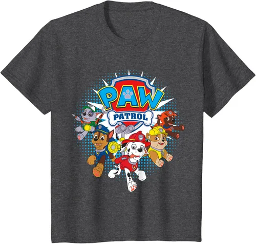 Vista 21 de Camisetas de Nickelodeon de Paw Patrol Team para hombres y mujeres