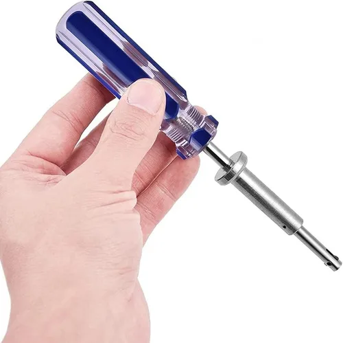 Vista 7 de Cable TV Terminator Tool 4 pulgadas+7 pulgadas CATV Cable bloqueo y desbloqueo Terminator Tool 75Ohm Cable TV antirrobo llave de bloqueo para cajas
