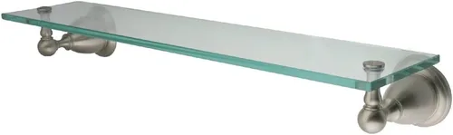 Vista 3 de Kingston Brass BA1759BB Heritage - Estante de vidrio para baño, latón cepillado 20.44 x 5.25 x 3.06