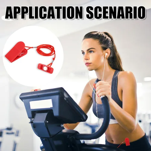 Vista 5 de Gosknor Magnetic Safety Switch Universal Treadmill Emergency Stop for Most Running Machines Replacement Accessories