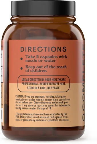 Vista 2 de Cápsulas de cúrcuma orgánica de 600 mg – Suplemento de raíz de curcumina pura, píldoras de polvo de raíz cruda, suplementos orgánicos para apoyo